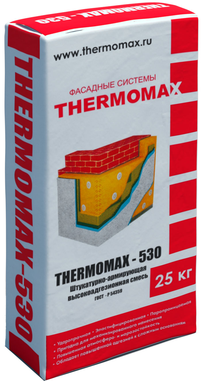 Штукатурно-армирующая смесь "THERMOMAX-530"