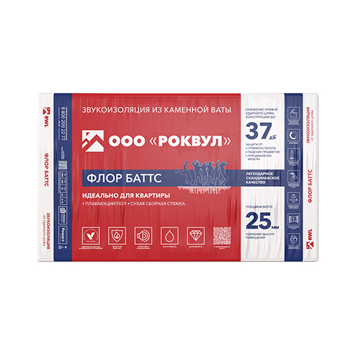 ROCKWOOL ФЛОР БАТТС